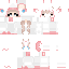 Pink skin: raw texture render