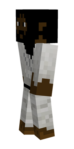 Black skin: body, left side render