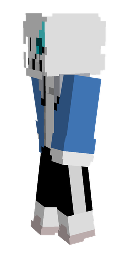Black skin: body, left side render
