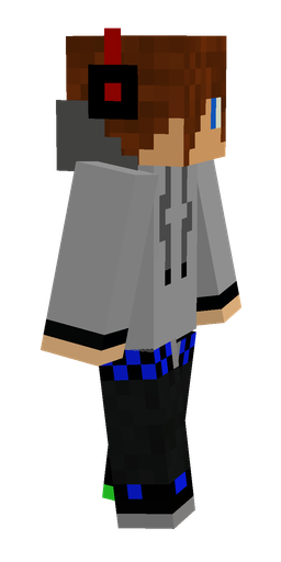 Black skin: body, right side render
