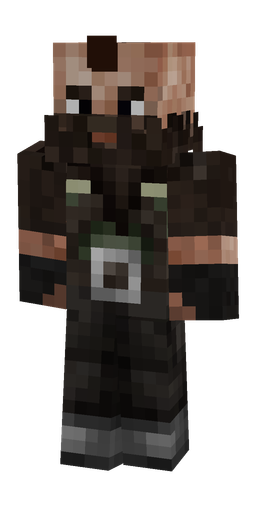 Black skin: body, front render