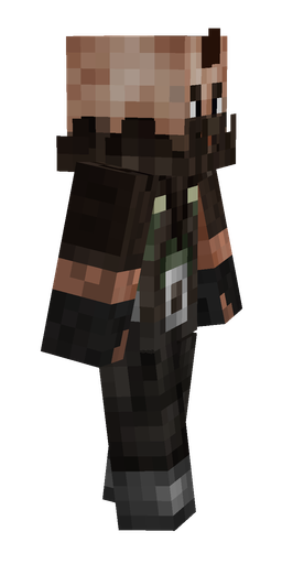 Black skin: body, right side render