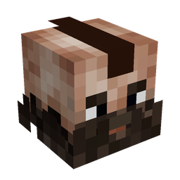 Black skin: head render