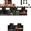 Black skin: raw texture render