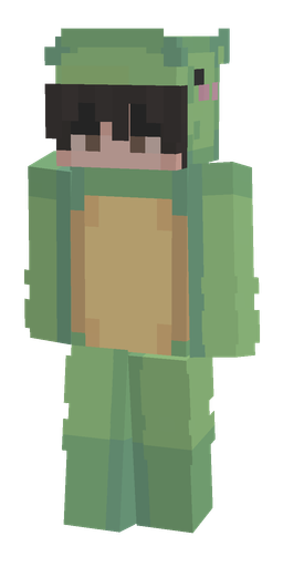 Green skin: body, front render