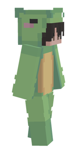 Green skin: body, right side render