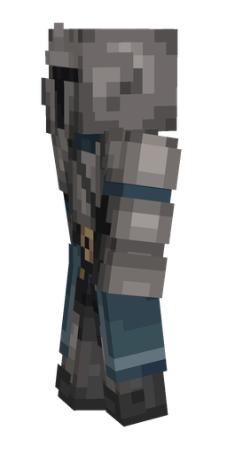 Black skin: body, left side render