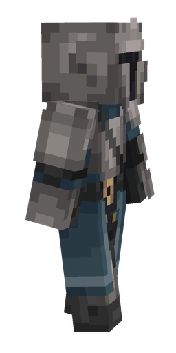 Black skin: body, right side render