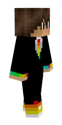 Black skin: body, right side render