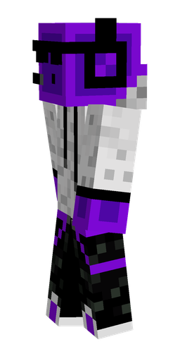 Black skin: body, left side render