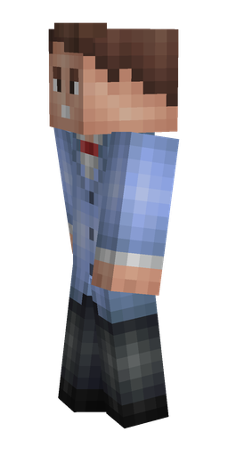 Black skin: body, left side render