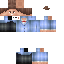 Black skin: raw texture render