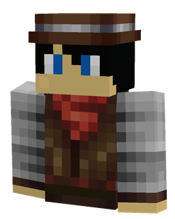 Black skin: bust render