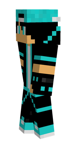 Black skin: body, left side render