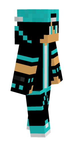Black skin: body, right side render
