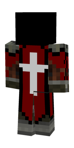 Black skin: body, back render