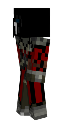 Black skin: body, left side render