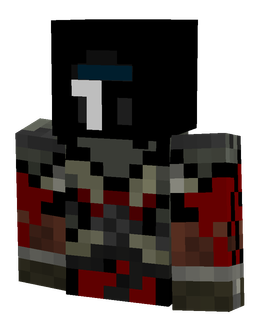Black skin: bust render