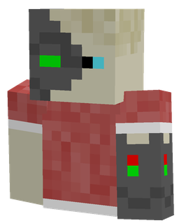 Blue skin: bust render