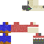 Blue skin: raw texture render