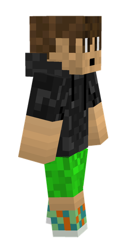 Black skin: body, right side render