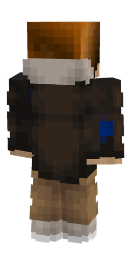 Brown skin: body, back render