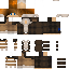 Brown skin: raw texture render