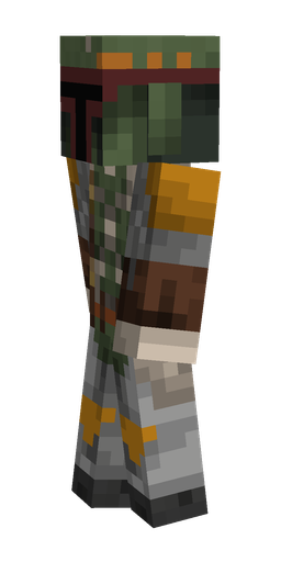 Black skin: body, left side render
