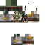 Black skin: raw texture render