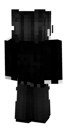 Black skin: body, back render