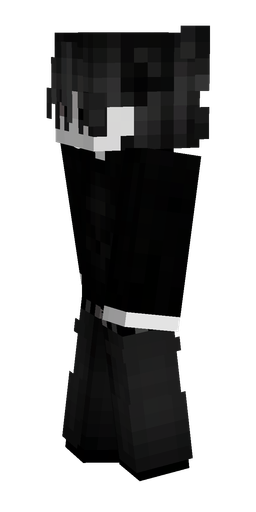 Black skin: body, left side render