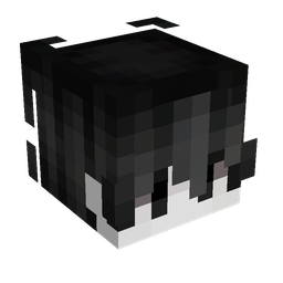 Black skin: head render