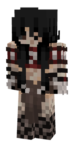 Black skin: body, front render