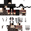 Black skin: raw texture render