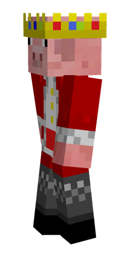 Black skin: body, left side render