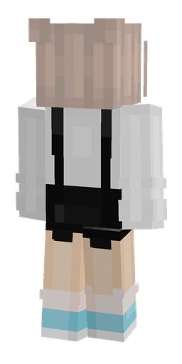 Orange skin: body, back render