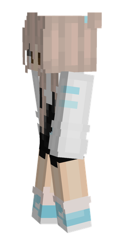 Orange skin: body, left side render