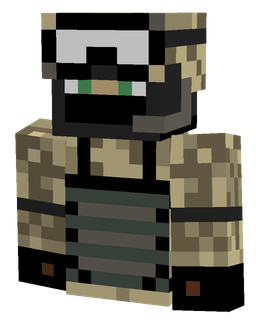 Black skin: bust render