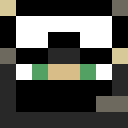 Black skin: face render