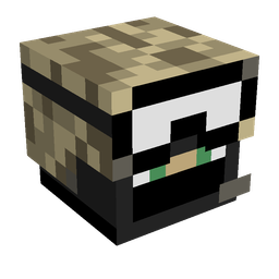 Black skin: head render
