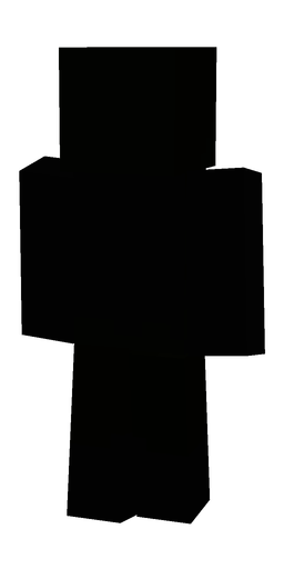 Black skin: body, back render