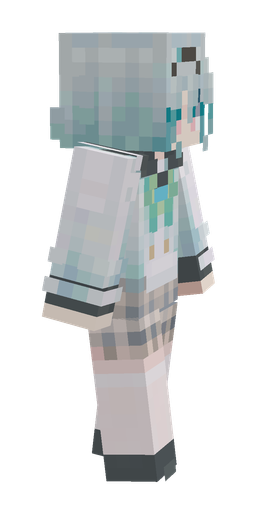 Blue skin: body, right side render