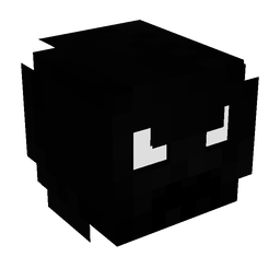 Black skin: head render