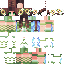 Classic skin: raw texture render