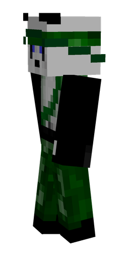 Black skin: body, left side render