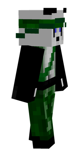 Black skin: body, right side render