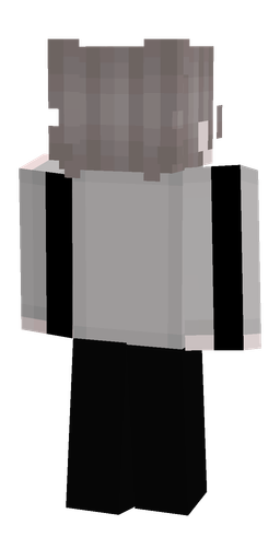 Black skin: body, back render
