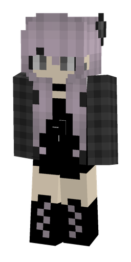 Black skin: body, front render