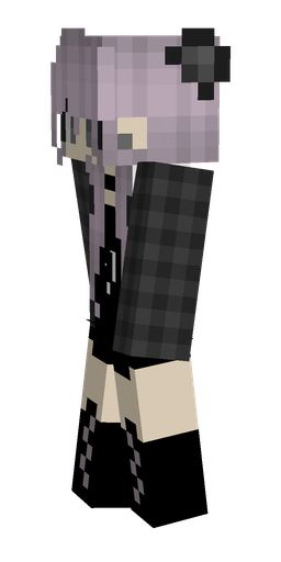Black skin: body, left side render