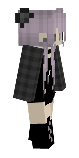 Black skin: body, right side render